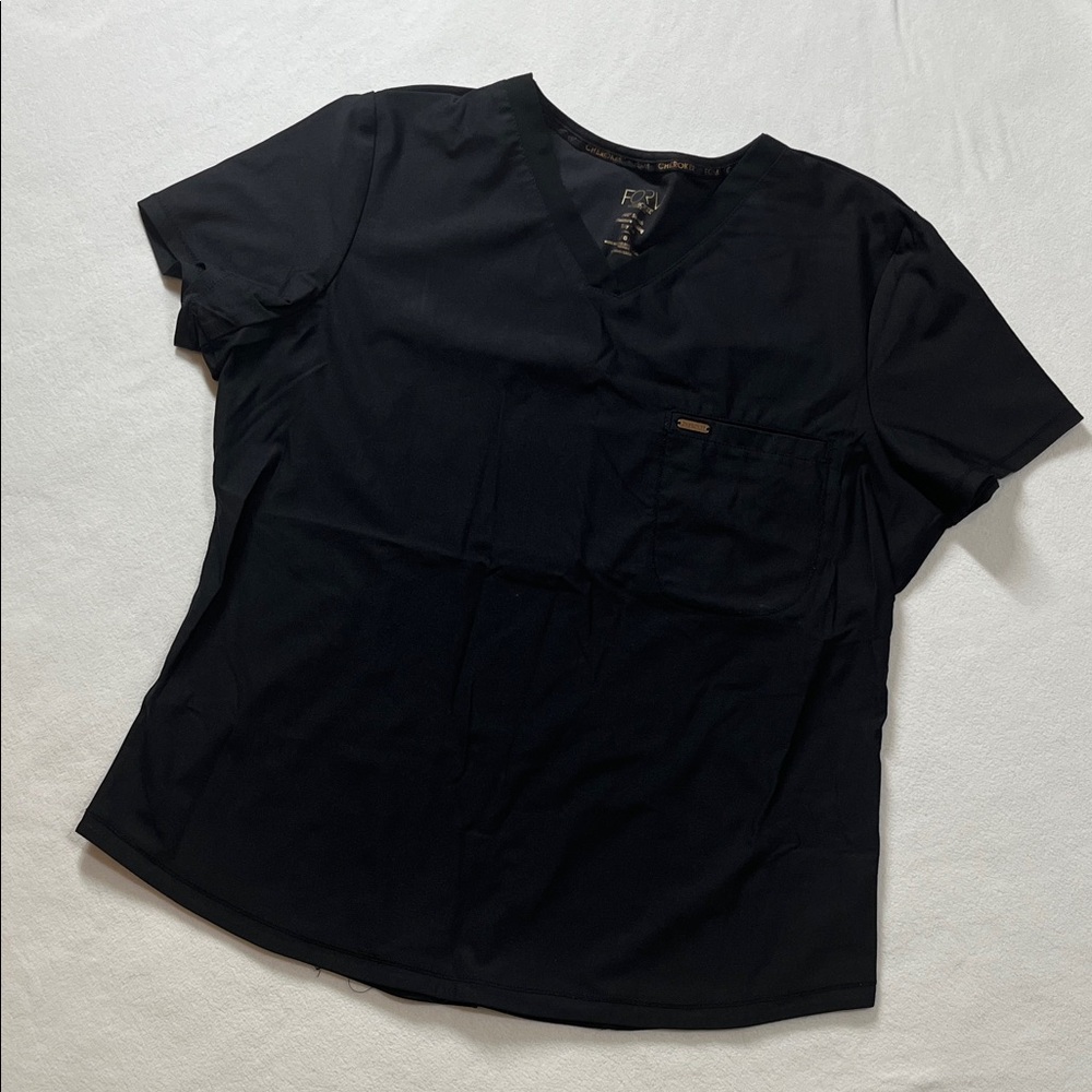Black Scrub Top
